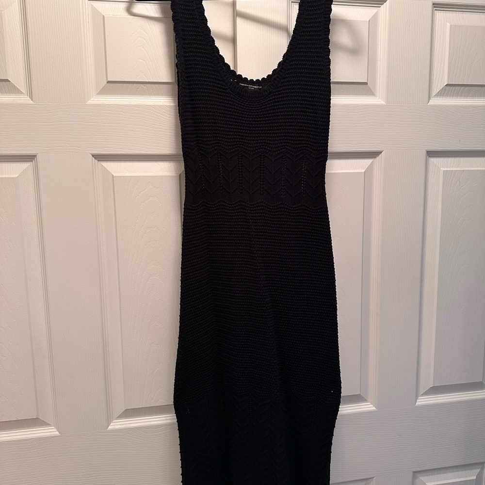 French Connection Black Dress with Peek a Boo Details